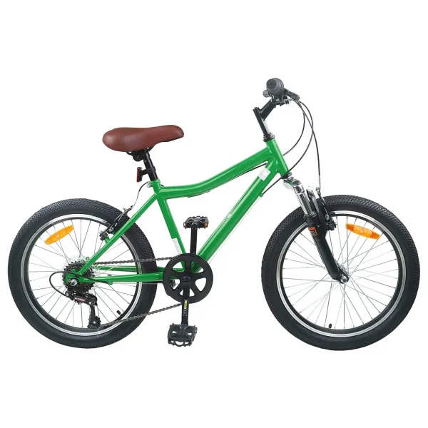 Bicicletă pentru Copii 20 Inci 6-Speed pentru 6-11 ani Verde
