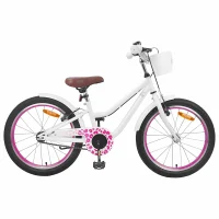 42009600 1 Bicicletă pentru Copii 18 Inci pentru 5-7 ani Alb