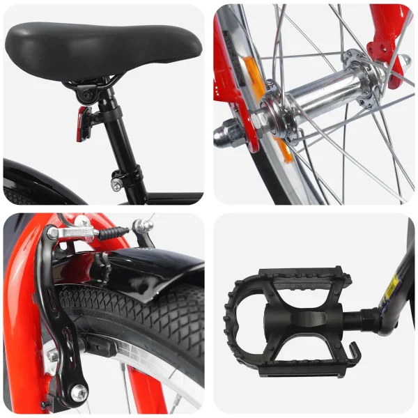 Bicicletă pentru Copii 20 Inci pentru 6-11 ani Negru