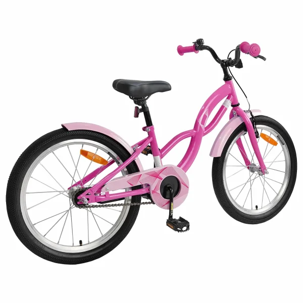 Bicicletă pentru Copii 20 Inci pentru 6-11 ani Roz închis