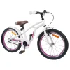 Bicicletă pentru Copii 20 Inci pentru 6-11 ani Alb