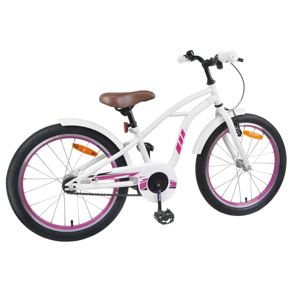 Bicicletă pentru Copii 20 Inci pentru 6-11 ani Alb
