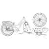 Bicicletă pentru Copii 24 Inci pentru 8-12 ani Roz închis