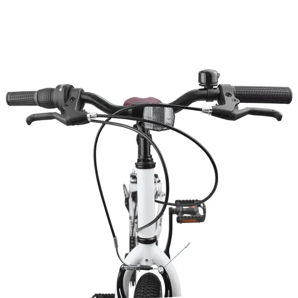 Bicicletă Montană 20 Inci 6-Speed pentru 5-8 ani Alb
