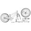 Bicicletă Montană 20 Inci 6-Speed pentru 5-8 ani Alb