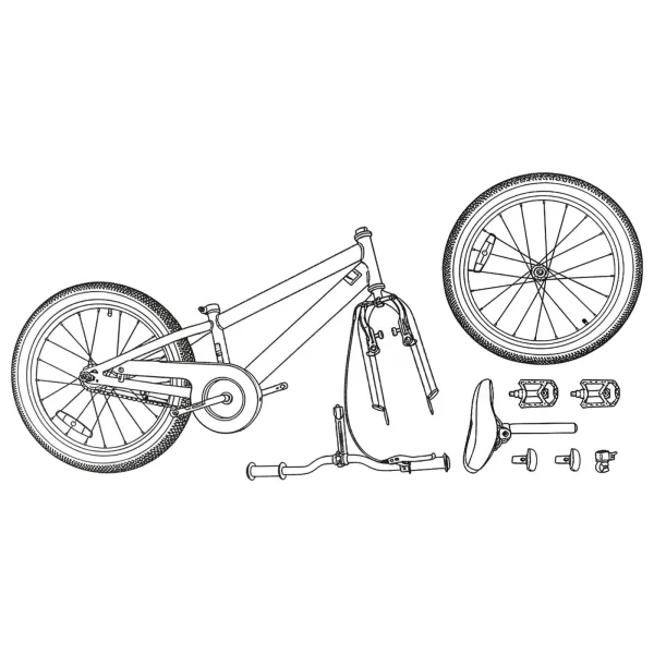 Bicicletă Montană 20 Inci 6-Speed pentru 5-8 ani Alb