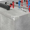 Masă de Foosball Gri Beton 125 x 60,5 x 80 cm Lemn compozit