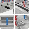 Masă de Foosball Gri Beton 125 x 60,5 x 80 cm Lemn compozit