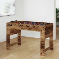 858891 1 Masă de Foosball Lemn vechi 125 x 60,5 x 80 cm Lemn compozit