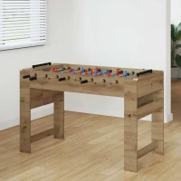 858892 1 Masă de Foosball Stejar Artizanal 125 x 60,5 x 80 cm
