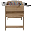 Masă de Foosball Stejar Artizanal 125 x 60,5 x 80 cm