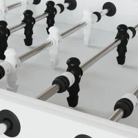 858895 1 Jucători de masă de fotbal 24 pcs Negru și Alb HIPS