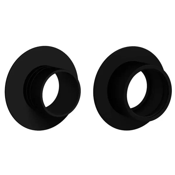 Stoppers pentru masă de fotbal 10 pcs Negru 3 x 3 x 1,4 cm HIPS