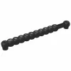 Piese de masă de fotbal 2 pcs Negru 30 x 2,2 x 2,9 cm HIPS